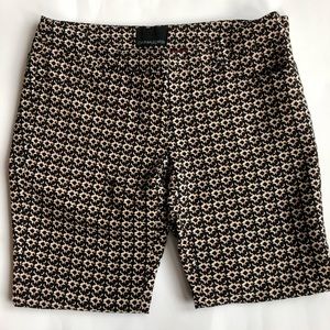 Cynthia Rowley Black Patterned Dress Pants/Slacks Size 4